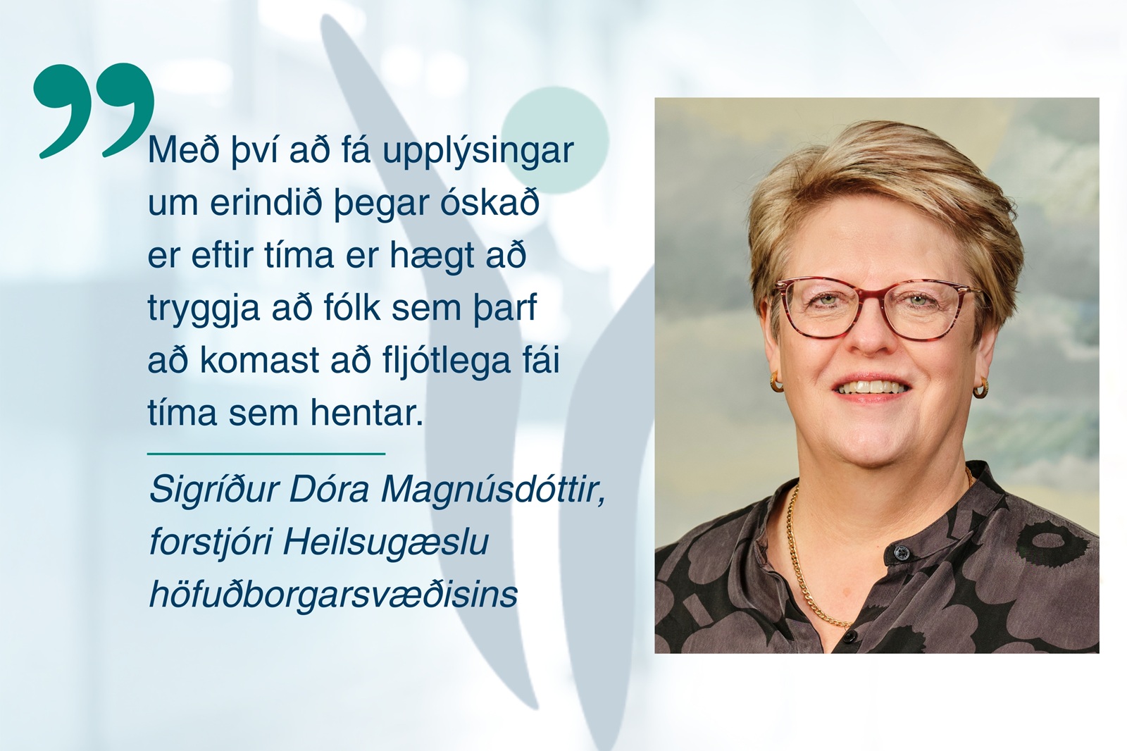 Mynd af frétt Ánægja með þjónustu og viðmót starfsfólks