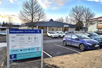 Linkur að Stæði gjaldskyld fyrir aðra en skjólstæðinga